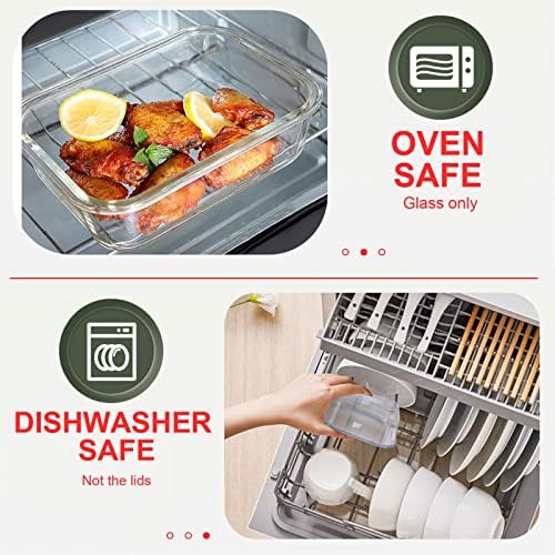 KOMUEE 30 Pieces Glass Food Storage Containers Set, Red - Image 4
