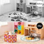 Ball Storage Basket Toy Storage Bins Collapsible Cube Organizer - Image 4