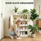 20pcs, Shoe Slots Organizer, Shoe Stacker, Shoe Organizers, Shoe Stackers, White, Double-Layer Wardrobe Stand, Adjustable in Four Layers, Organizer, Organizer, Organizer, Storage - Image 7