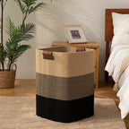 Laundry Hamper 96L Extra Large Laundry Basket, Woven Blanket Basket - Image 7