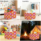 Ball Storage Basket Toy Storage Bins Collapsible Cube Organizer - Image 5