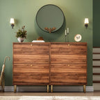 Nicetree Shoe Storage Cabinet for Entryway - 2 Flip Drawers Shoe Cabinet with Tiered Fluted Design - Slim Shoe Storage Rack with Gold Legs - Narrow Shoe Cabinet Hidden Shoe Organizer for Small Spaces - Image 6