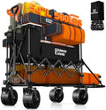 Originsure 400L Foldable Double Decker Wagon, 54" L Tailgate, 560lbs, Black by Unknown