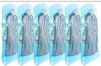 TAILI Hanging Vacuum Storage Bags Clothes, Coats, Jackets,6 Jumbo Blue by TAILI