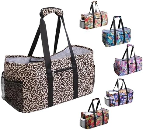 Extra Large Utility Tote Bag - Reusable Grocery Bags Foldable Heavy Duty by XINFULLWOL