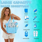 Mesh Shower Caddy Portable - 9 Pockets, Shower Bag for Dorm Room Camping - Image 7