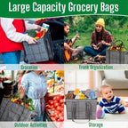 VENO 2 Pack Extra Large Reusable Grocery Shopping Bags Utility Tote - Image 6