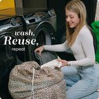 Handy Laundry XL Nylon Laundry Bag 30"x40", 60 lb Capacity, Leopard - Image 5