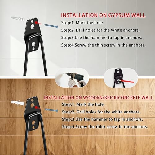 6 Pack Garage Hooks Heavy Duty with Anti-Slip Coating, Steel Utility Ladder Hooks for Hanging Garden Tools, Hoses, Ropes, Bikes and More (5.3in) - Image 7