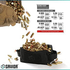 Savior Equipment Loose Sacs 4-Pack Tactical Ammo Pouch Firearm Ammunition Carrier Bag, ID Patches Included, Rifle Carbine Pistol Revolver Ammos Case Shooting Range Gear - Image 4