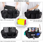 Large Cleaning Caddy Bag Built-in hard plastic sheet Aluminum foil lining - Image 7