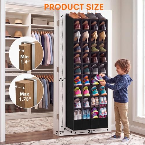 Ofiray-home Over the Door Shoe Organizer, 30-40 Pairs - Image 4