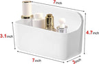 CGBE 2-Pack Cabinet Door Organizer, Self Adhesive Bathroom Shelves, White - Image 2