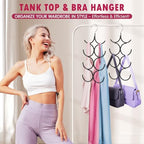 DOIOWN Tank Top Hanger,2 Pack Space Saving Hangers Bra Camisole Hanger,Small Closet Organizers and Storage for Dorm & Apartment Holds Camisoles,Bras,Scarfs,Ties,Belts - Image 2