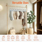 30 Pack Pants Hangers with Clip，Legging Organizer and Jean & Shorts Hangers - Image 6