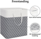 StorageRight Laundry Basket Hamper, 100L Clothes Storage, Clover Grey - Image 3