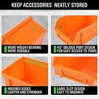 30-Bin Wall-Mounted Storage Bins, Heavy-Duty Garage Tool Organizer for Screws, Nuts, Bolts, Nails, Small Hardware Parts - Easy Installation and Customizable - Image 3