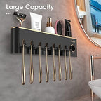iHave Toothbrush Holders for Bathrooms Wall Mounted with Dispenser & 4 Cups - Image 2