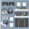 MULSAME Pegboard Combination Kit, 25.2" x 25.2" Wall Mounted Storage Set with 4 Pegboards & 20 Accessories Hanging, Peg Boards Organizer by MULSAME