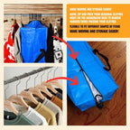 Moving Bags, Storage Totes, Extra Large Storage Bags for Moving Supplies, College Dorm Essentials, Bedroom Closet, Packing Bags with Backpack Handles Zipper Compatible with IKEA Frakta Cart（8 Pack） - Image 4