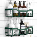 EUDELE Shower Caddy 2 Pack, Adhesive Shower Organizer for Home Decor & Kitchen Storage, No Drilling, Rustproof Stainless Steel Bathroom Shelf Organizer by EUDELE