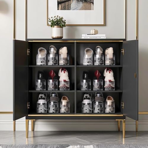 Shoe Slots Organizer 20 Pack - Shoe Stackers, 3 Levels Adjustable, Space Savers 50%, Double Layer Holders for Closet (Transparent), Organizador de Zapatos - Image 6