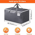 BlissTotes Large Moving Bags, Storage Bags, 76L-10 Pack - Image 2