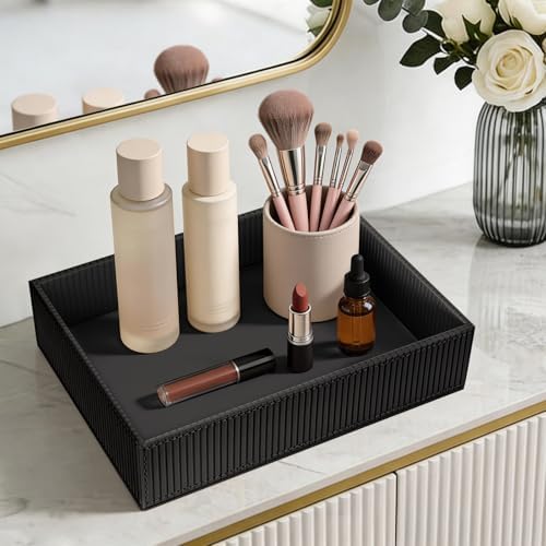 SITHON Valet Tray Desk Organizer PU Leather Catchall - Image 5