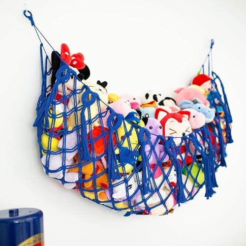 Sports Ball Storage Net,Hanging Basket Organizer Net for Basketballs,Volleyballs Soccer, Sport Equipment Organizer Storage Mesh Bag,Garage Ball Storage,Football Soccer Sports Ball Mesh Net - Image 7