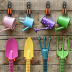 HUPBIPY Heavy Duty Garage Hooks 4 Pack, J Shaped Hanger, Wall Mounted Storage System, Power and Garden Tool Organizer, for Hanging Ladders, Bikes Tires, Hose, Bulk Items - Image 6