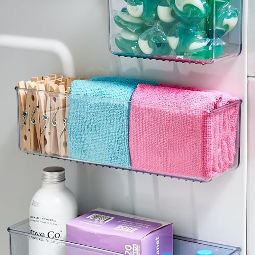 iDesign Magnetic Medium Clear Plastic Organizer Bins, 2-Pack - Image 5