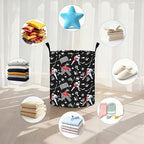 Hockey Laundry Basket Storage Bin Foldable Laundry Hamper Clothes Storage Bucket Organizer 19.6x15.7 Inch For Laundry Room/Bedroom/Bathroom - Image 5