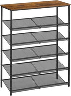 VASAGLE 6-Tier Shoe Rack, Adjustable, Freestanding by Unknown