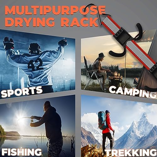 UTTY Multipurpose Portable Hanging Rack - Vertical Hockey Gear Drying Rack - Image 4