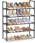 SONGMICS 4-Tier Shoe Rack, Shoe Storage for Hallway Closet by Unknown