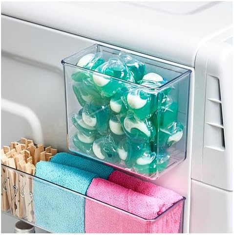 iDesign Magnetic Small Clear Plastic Organizer Bins, 2-Pack - Image 6