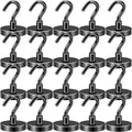 DIYMAG Magnetic Hooks 20pcs 120lbs Cruise Essentials 2026 Magnet Hook Black by DIYMAG