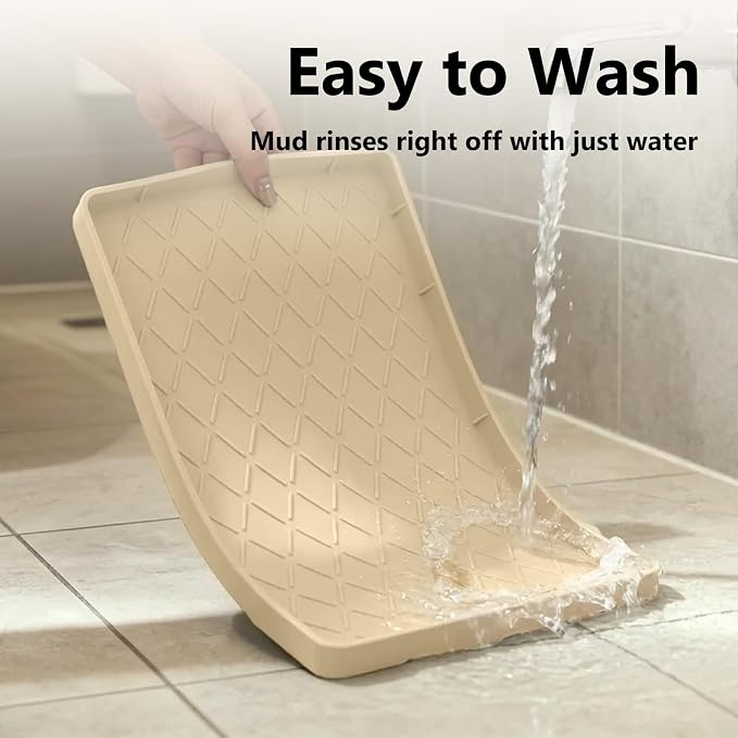 Mateeylife Under Sink Mat Kitchen Waterproof, Silicone Sink Tray 22"X19" - Image 7