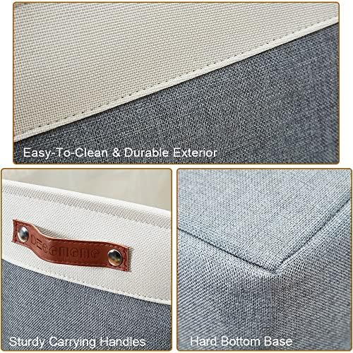 DECOMOMO Storage Bins, Extra Large Fabric Storage Baskets for Shelves 3Pack - Image 5