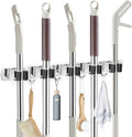 IMILLET Broom Holder Wall Mount Stainless Steel Mop Organizer by IMILLET