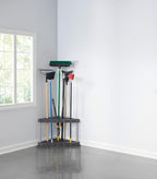 Rubbermaid Plastic Garage Corner Tool Tower Rack, Easy to Assemble, Organizes up to 30 Long-Handled Tools/Rakes/ Brooms/Shovles for Home/House/Outdoor/Sheds - Image 7