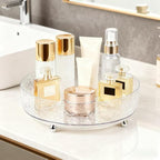 Dezzer 360° Rotating Makeup Organizer, 11" Clear Perfume Organizer Turntable Lazy Susan for Vanity, Pantry, Bathroom Counter, Cabinet, Spinning Cosmetic Storage Holder for Skincare, Perfume, Lotions - Image 5