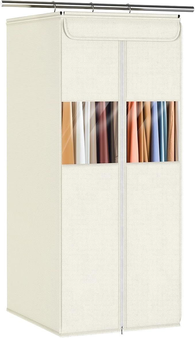 Zilink Garment Storage Bags for Hanging Clothes Suit Garment Bag 40in Beige by Zilink