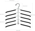 DOIOWN Blouse & Shirt Hangers - Non Slip Space Saving Stainless Steel Closet Organizer (2 Pack) - Image 7