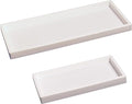 Spacewiser Countertop & Vanity Silicone Tray – 2 PC (11.7" & 7.7") Set by Spacewiser