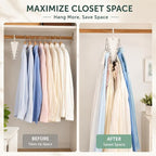 12 Hooks Space Saving Closet Hanger Organizer - Image 3