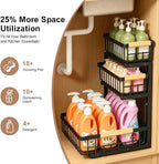 Under Sink Organizer, 3-Tier Storage - Image 5