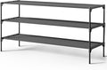 Kitsure Shoe Rack - Non-Woven Shoe Rack Shelf, 36.2" Wide - 3 Tier, Black | Shoe Organizer for Closet, Entryway, Garage, Stackable Shoe Shelves, college dorm&apartment essentials by Kitsure