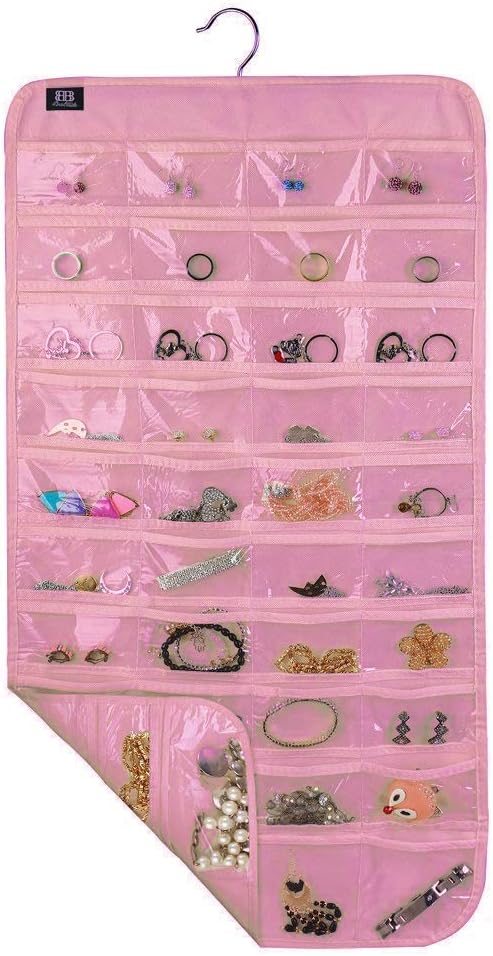 BB Brotrade Hanging Jewelry Organizer,Accessories Organizer,80 Pocket Organizer for Holding Jewelries by BBBrotrade