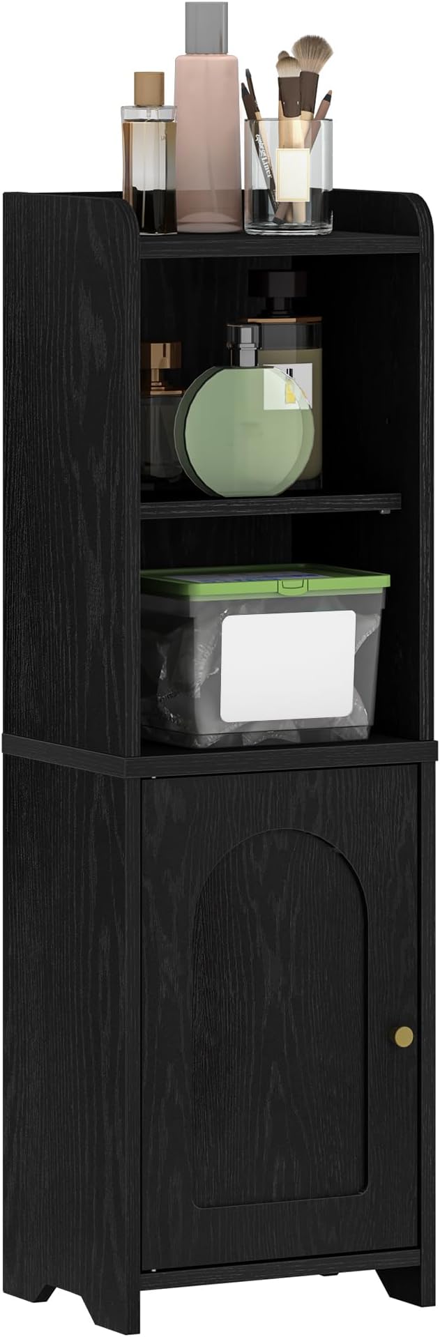 Hzuaneri Bathroom Storage Cabinet, Narrow Toilet Paper Cabinets with Doors - Image 9